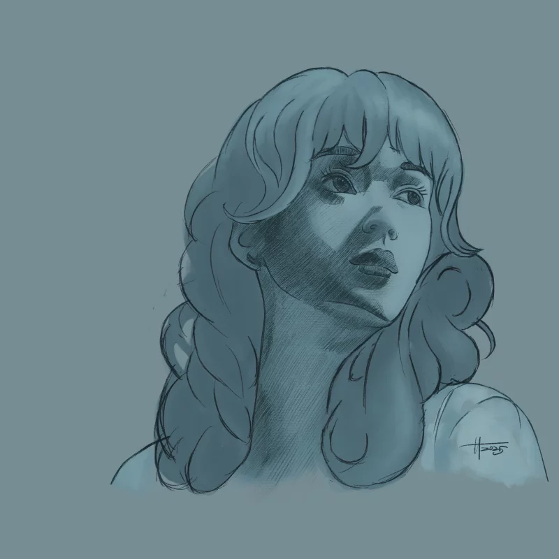 25 年部分纯色铅笔稿