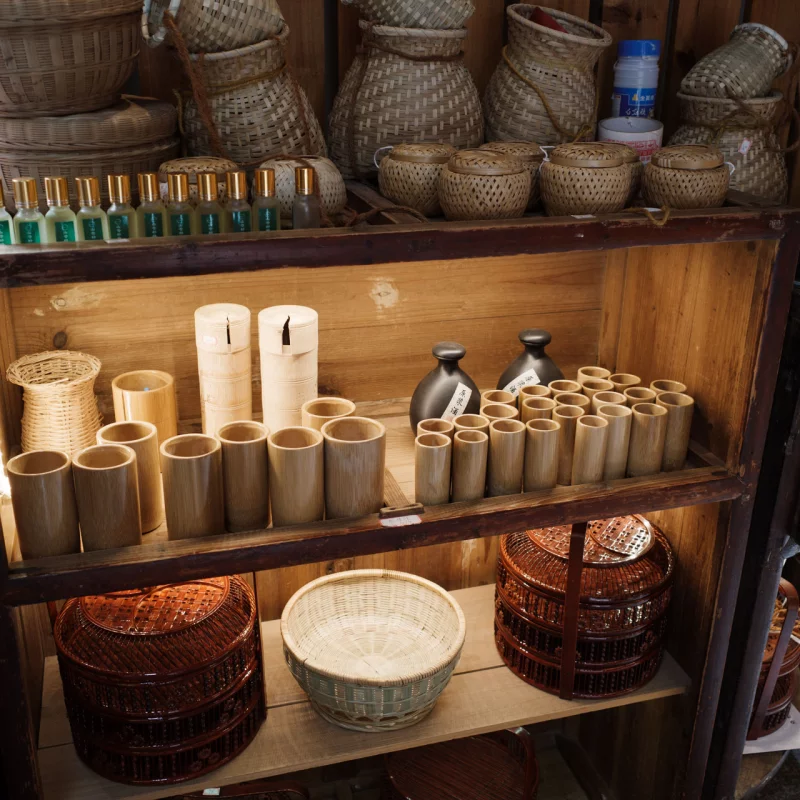 竹制老物件（嵩口古镇）