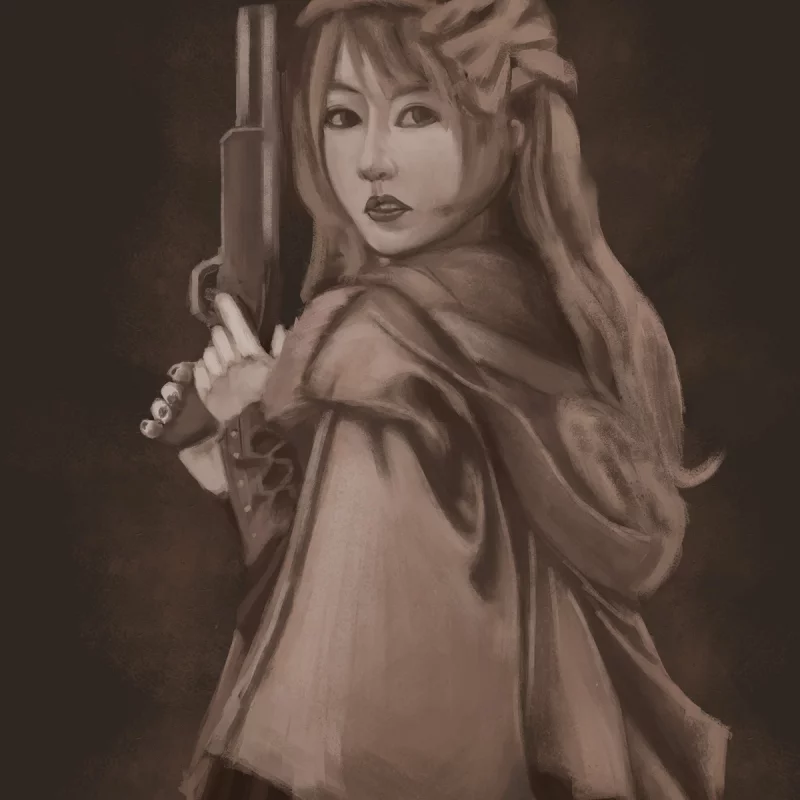 拿手枪的少女-END