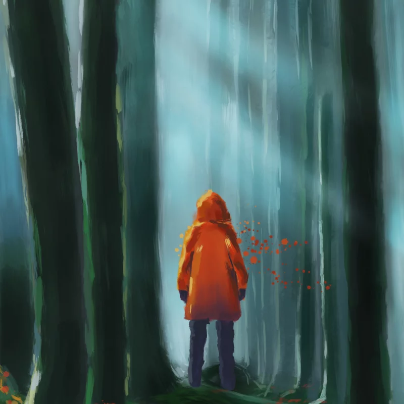 色彩绚烂的风光画