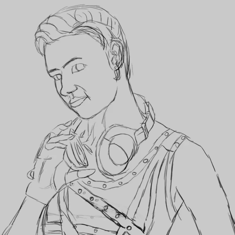 戴耳机的女孩-END