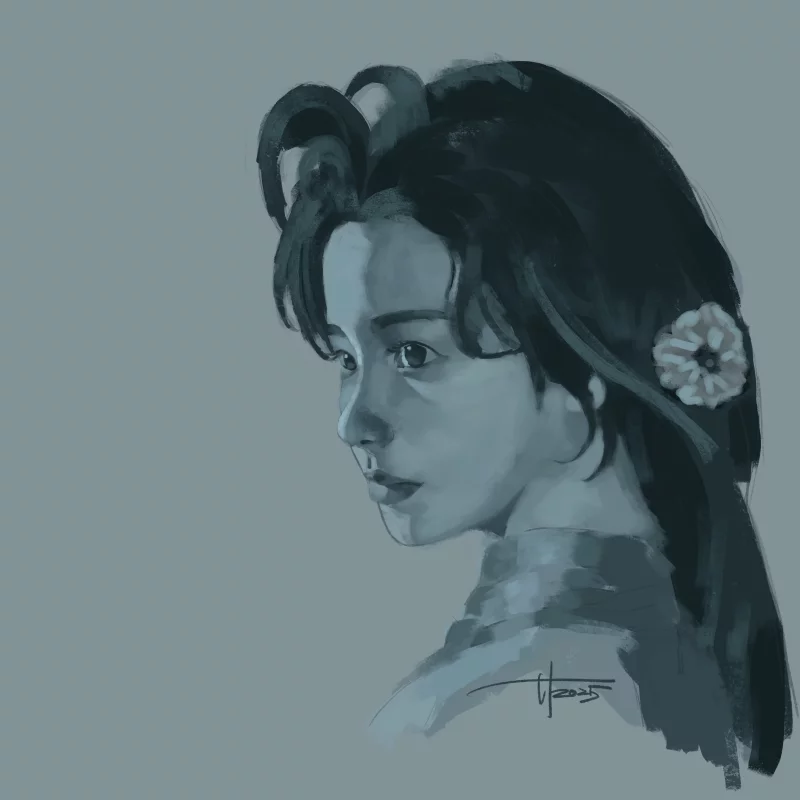 25 年部分纯色铅笔稿