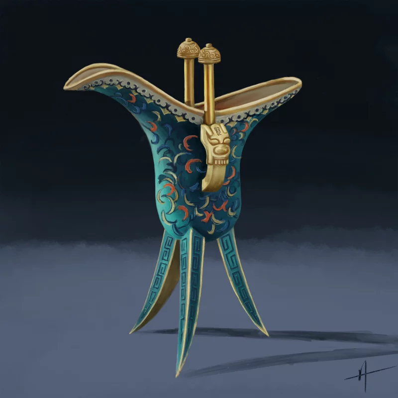 ipad绘画练习-酒樽