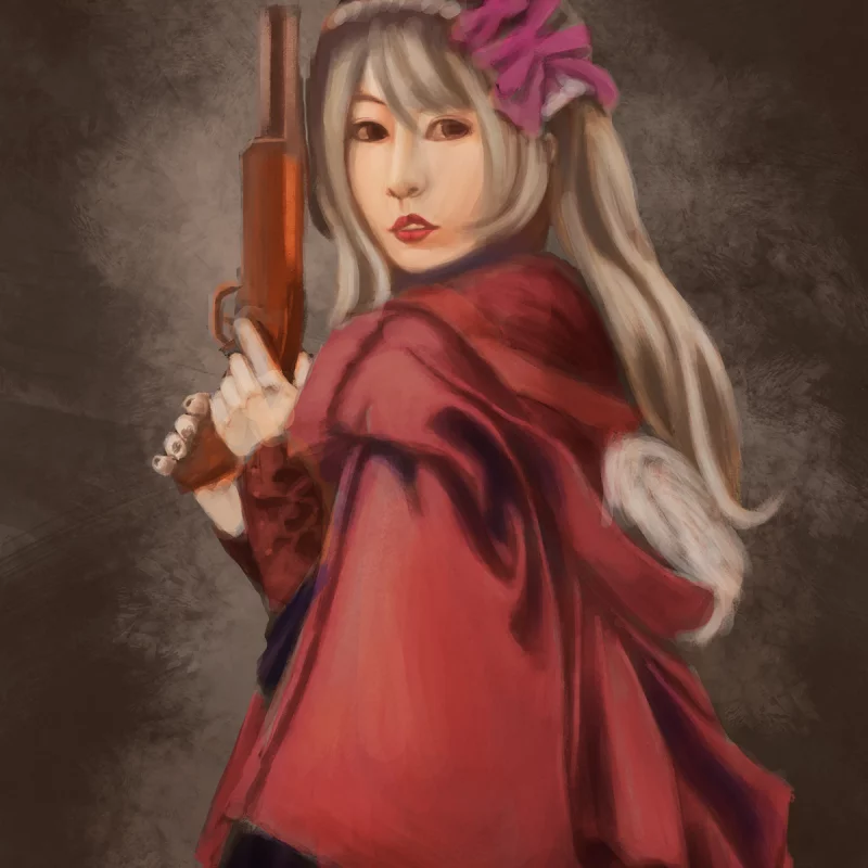 拿手枪的少女-END