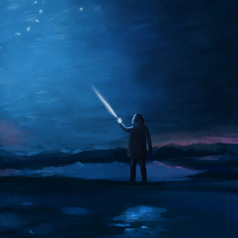 色彩绚烂的风光画