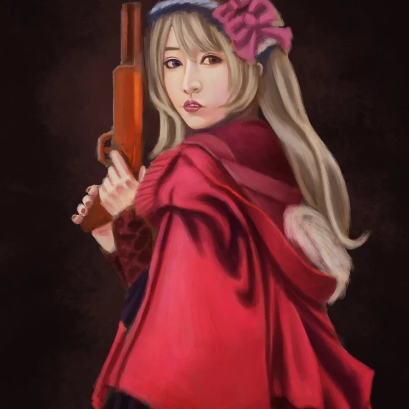 拿手枪的少女-END