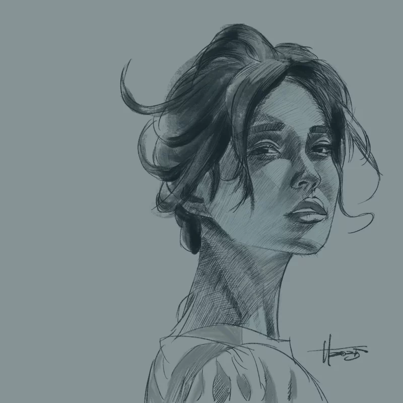 25 年部分纯色铅笔稿