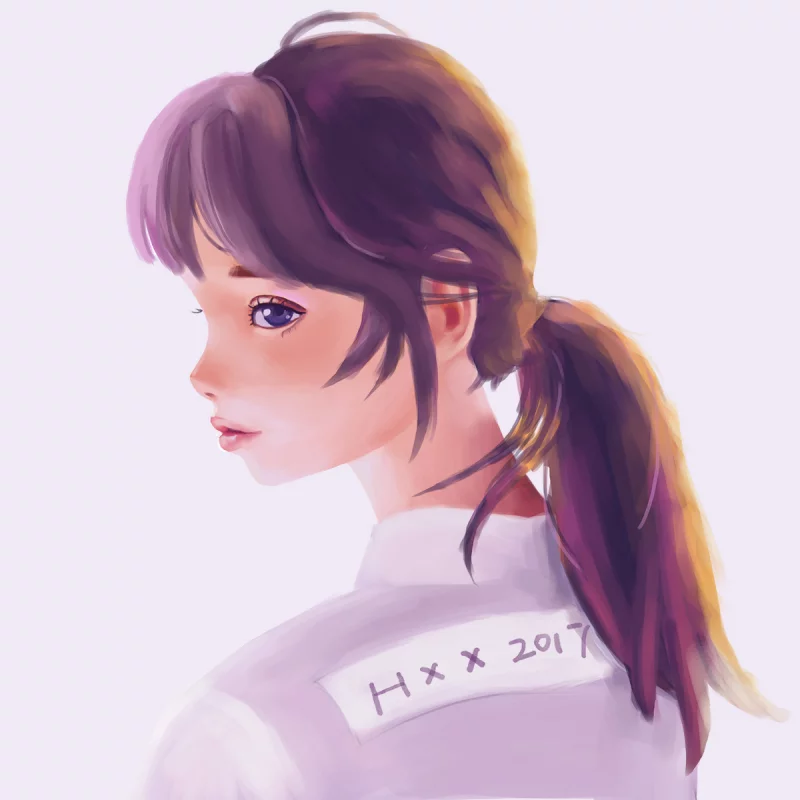 临摹-少女