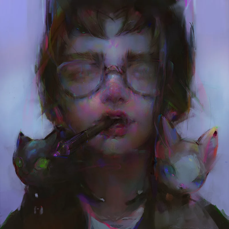 分享一个很有特色的画师Yanjun Cheng
