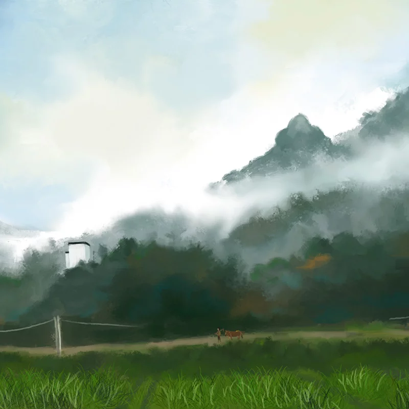 故鄉的山
